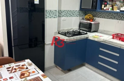 Apartamento com 2 dormitórios à venda, 72 m² por R$ 650.000,00 - José Menino - Santos/SP