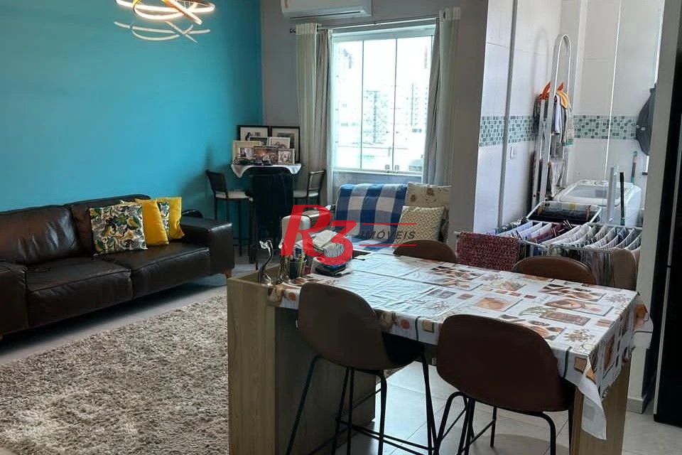 Apartamento com 2 dormitórios à venda, 72 m² por R$ 650.000,00 - José Menino - Santos/SP