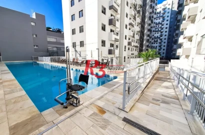 Apartamento com 2 dormitórios à venda, 43 m² por R$ 382.000,00 - Jabaquara - Santos/SP