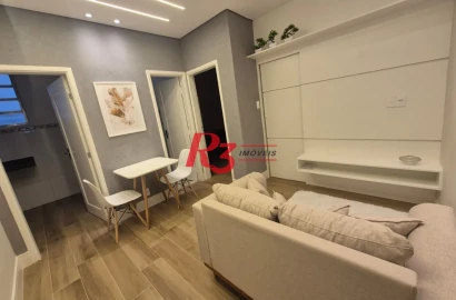 Apartamento com 2 dormitórios à venda, 55 m² por R$ 470.000,00 - Boqueirão - Santos/SP