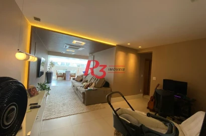 Apartamento Garden com 2 dormitórios à venda, 270 m² por R$ 2.600.000,00 - Embaré - Santos/SP