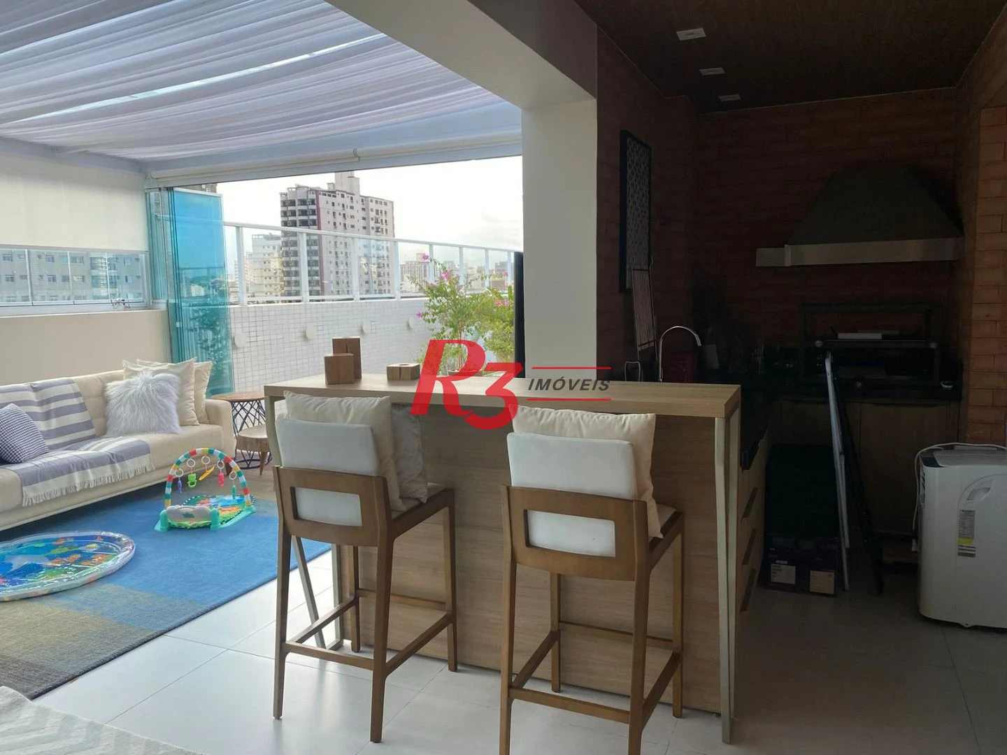Apartamento Garden com 2 dormitórios à venda, 270 m² por R$ 2.600.000,00 - Embaré - Santos/SP