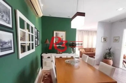 Cobertura com 3 dormitórios à venda, 189 m² por R$ 2.100.000,00 - Ponta da Praia - Santos/SP