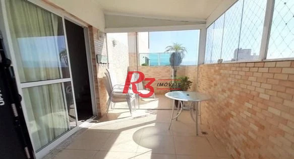 Cobertura com 3 dormitórios à venda, 189 m² por R$ 2.100.000,00 - Ponta da Praia - Santos/SP