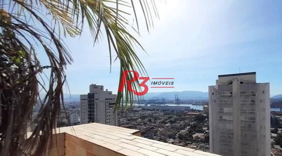 Cobertura com 3 dormitórios à venda, 189 m² por R$ 2.100.000,00 - Ponta da Praia - Santos/SP
