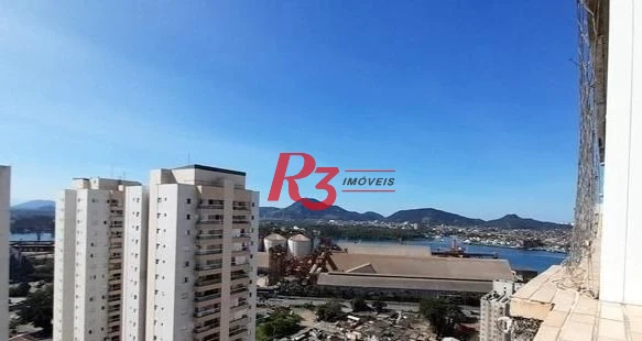 Cobertura com 3 dormitórios à venda, 189 m² por R$ 2.100.000,00 - Ponta da Praia - Santos/SP