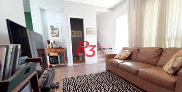 Cobertura com 3 dormitórios à venda, 189 m² por R$ 2.100.000,00 - Ponta da Praia - Santos/SP