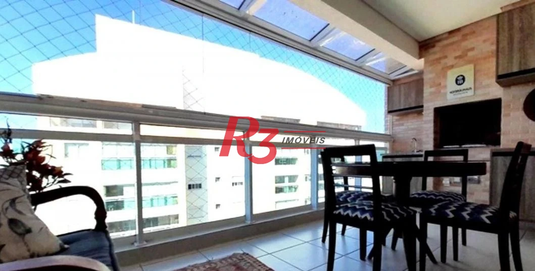 Cobertura com 3 dormitórios à venda, 189 m² por R$ 2.100.000,00 - Ponta da Praia - Santos/SP
