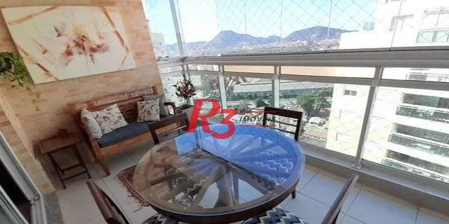 Cobertura com 3 dormitórios à venda, 189 m² por R$ 2.100.000,00 - Ponta da Praia - Santos/SP