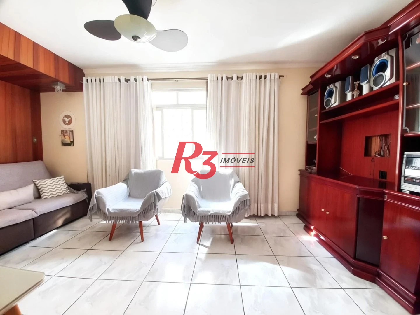Apartamento com 3 dormitórios à venda, 120 m² por R$ 605.000,00 - Marapé - Santos/SP
