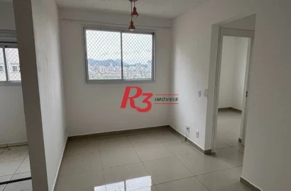 Apartamento com 2 dormitórios à venda, 50 m² por R$ 300.000,00 - Castelo - Santos/SP