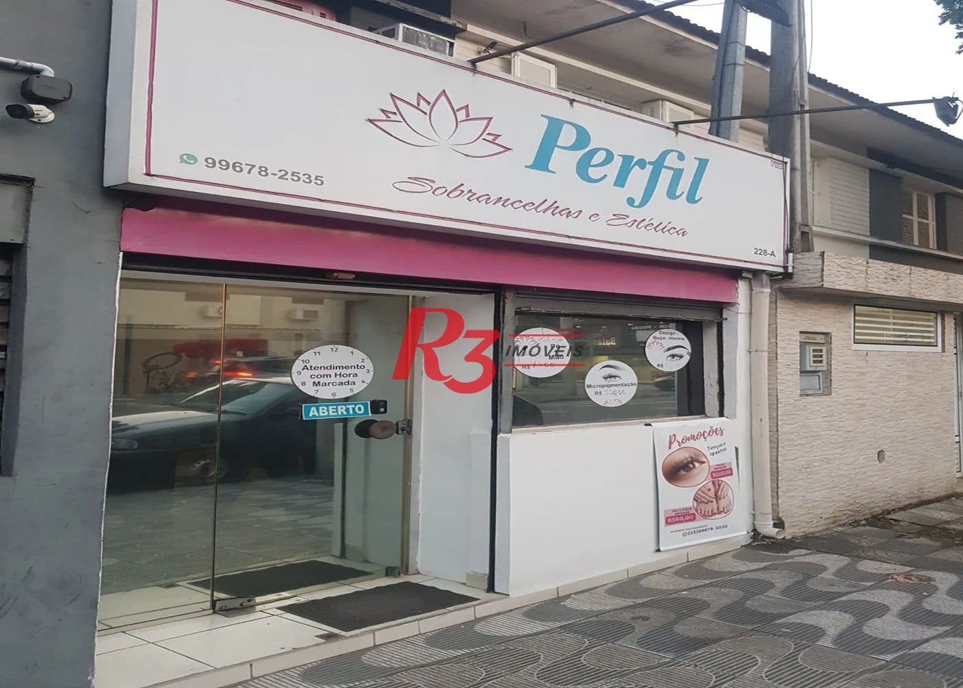 Loja para alugar, 66 m² por R$ 3.699,00/mês - Aparecida - Santos/SP