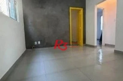 Apartamento com 2 dormitórios à venda, 60 m² por R$ 360.000,00 - Embaré - Santos/SP