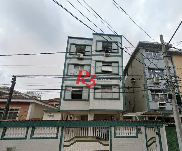 Apartamento com 2 dormitórios à venda, 60 m² por R$ 360.000,00 - Embaré - Santos/SP