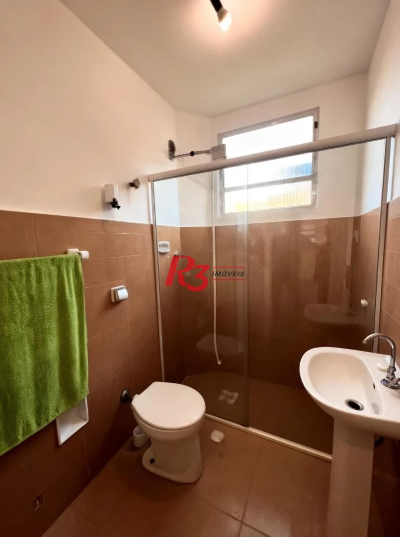 Apartamento com 2 dormitórios à venda, 60 m² por R$ 360.000,00 - Embaré - Santos/SP