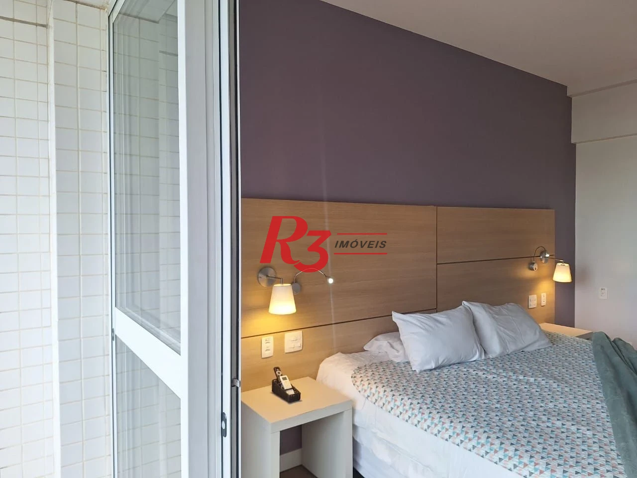 Flat com 1 dormitório à venda, 31 m² por R$ 360.000,00 - Gonzaga - Santos/SP