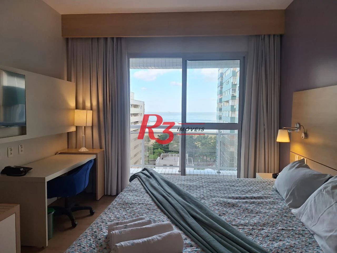 Flat com 1 dormitório à venda, 31 m² por R$ 360.000,00 - Gonzaga - Santos/SP