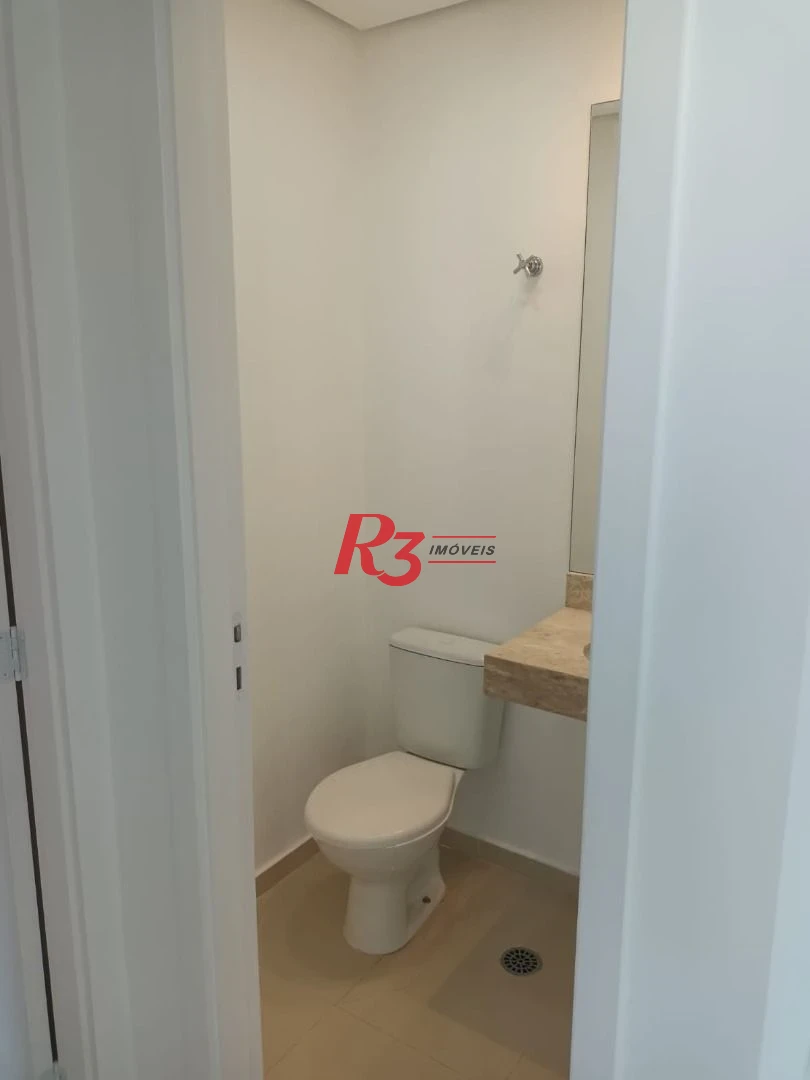 Apartamento com 1 dormitório para alugar, 51 m² por R$ 3.900,00/mês - José Menino - Santos/SP