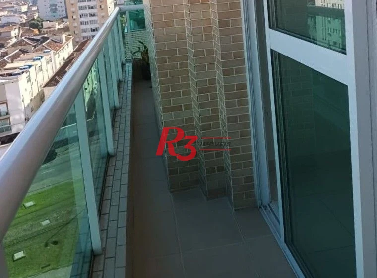 Apartamento com 1 dormitório para alugar, 51 m² por R$ 3.900,00/mês - José Menino - Santos/SP