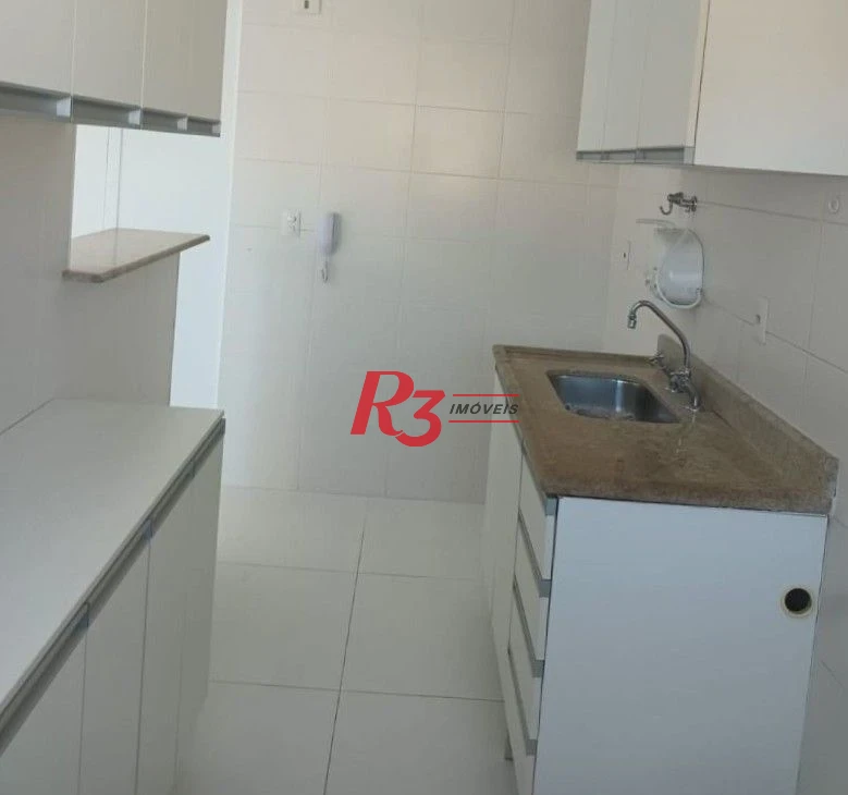 Apartamento com 1 dormitório para alugar, 51 m² por R$ 3.900,00/mês - José Menino - Santos/SP