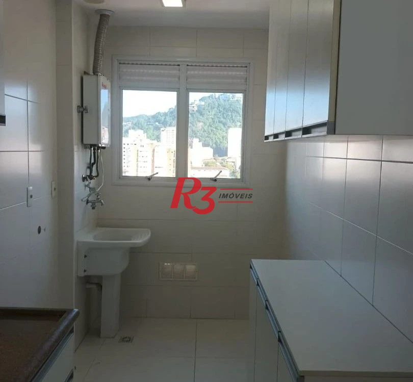 Apartamento com 1 dormitório para alugar, 51 m² por R$ 3.900,00/mês - José Menino - Santos/SP