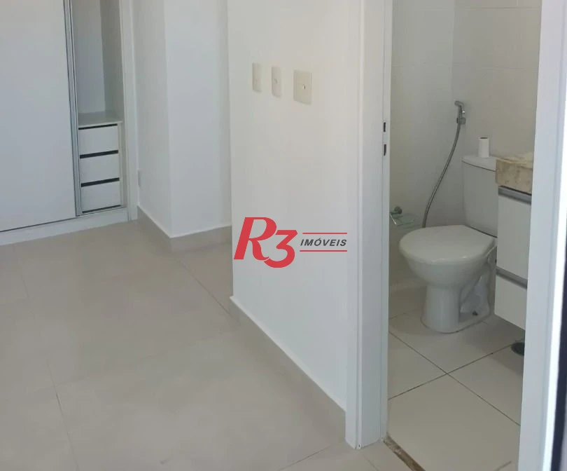 Apartamento com 1 dormitório para alugar, 51 m² por R$ 3.900,00/mês - José Menino - Santos/SP