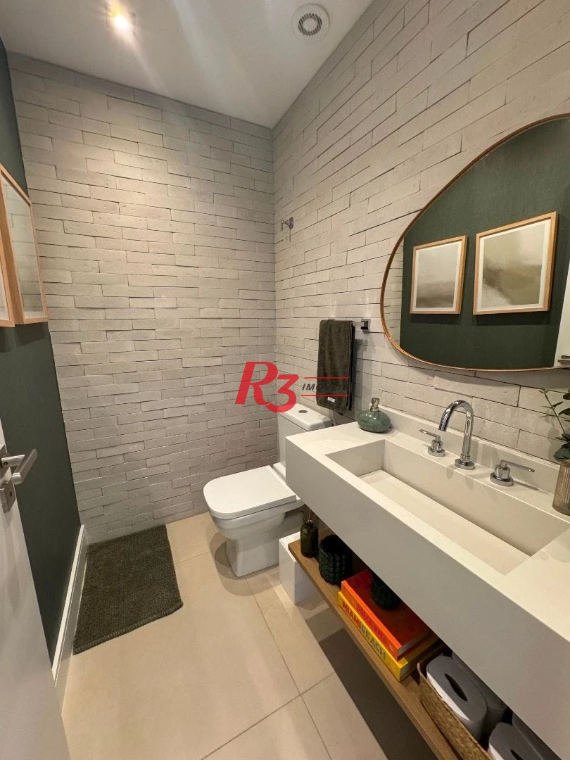 Apartamento à venda, 120 m² por R$ 1.850.000,00 - Aparecida - Santos/SP