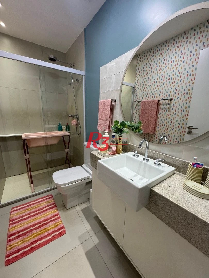 Apartamento à venda, 120 m² por R$ 1.850.000,00 - Aparecida - Santos/SP