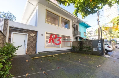 Sobrado com 3 dormitórios para alugar, 200 m² por R$ 15.000,01/mês - Gonzaga - Santos/SP