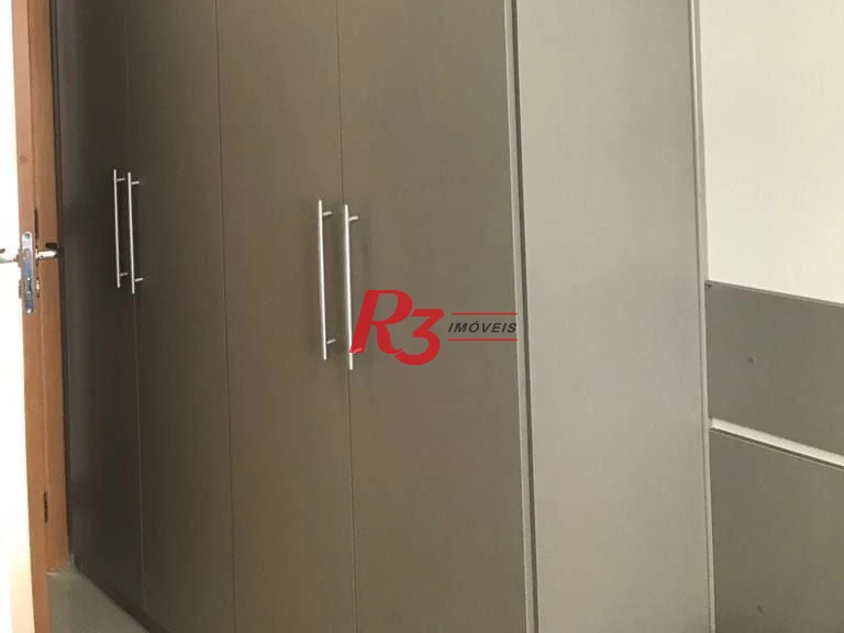 Apartamento com 2 dormitórios para alugar, 86 m² por R$ 6.000,00/mês - Gonzaga - Santos/SP