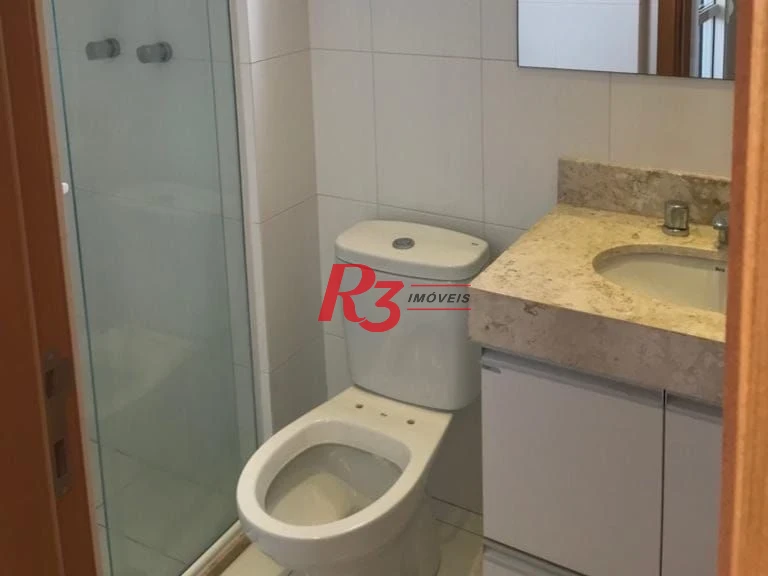 Apartamento com 2 dormitórios para alugar, 86 m² por R$ 6.000,00/mês - Gonzaga - Santos/SP