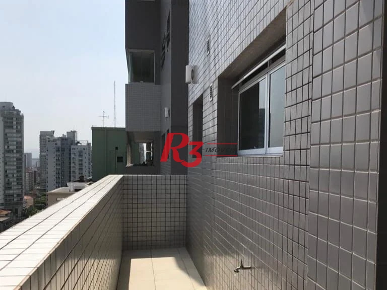 Apartamento com 2 dormitórios para alugar, 86 m² por R$ 6.000,00/mês - Gonzaga - Santos/SP