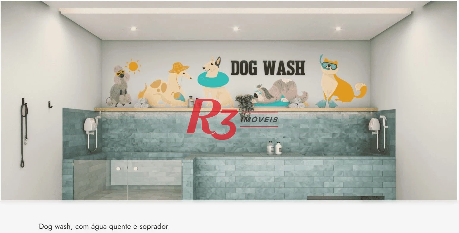 Apartamento com 2 dormitórios à venda, 96 m² por R$ 1.651.890,00 - Embaré - Santos/SP