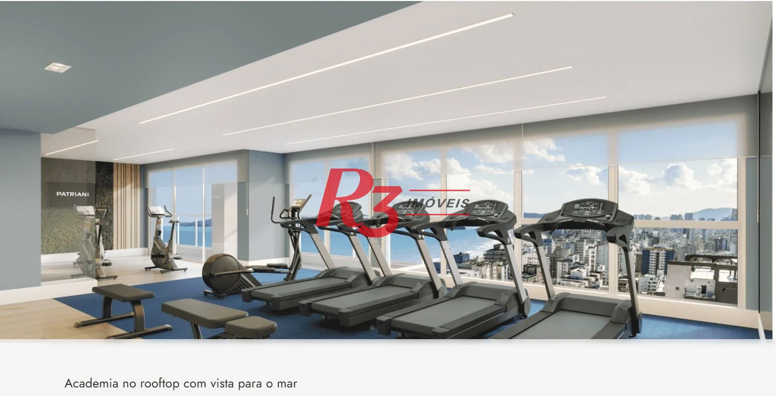 Apartamento com 2 dormitórios à venda, 96 m² por R$ 1.651.890,00 - Embaré - Santos/SP