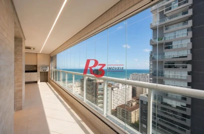 Apartamento à venda, 115 m² por R$ 2.500.000,00 - Embaré - Santos/SP