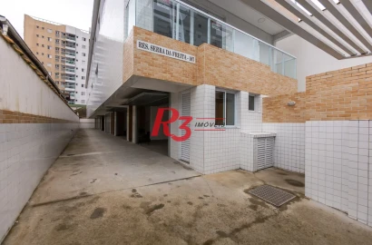 Village com 3 dormitórios à venda, 122 m² por R$ 780.000,00 - Aparecida - Santos/SP