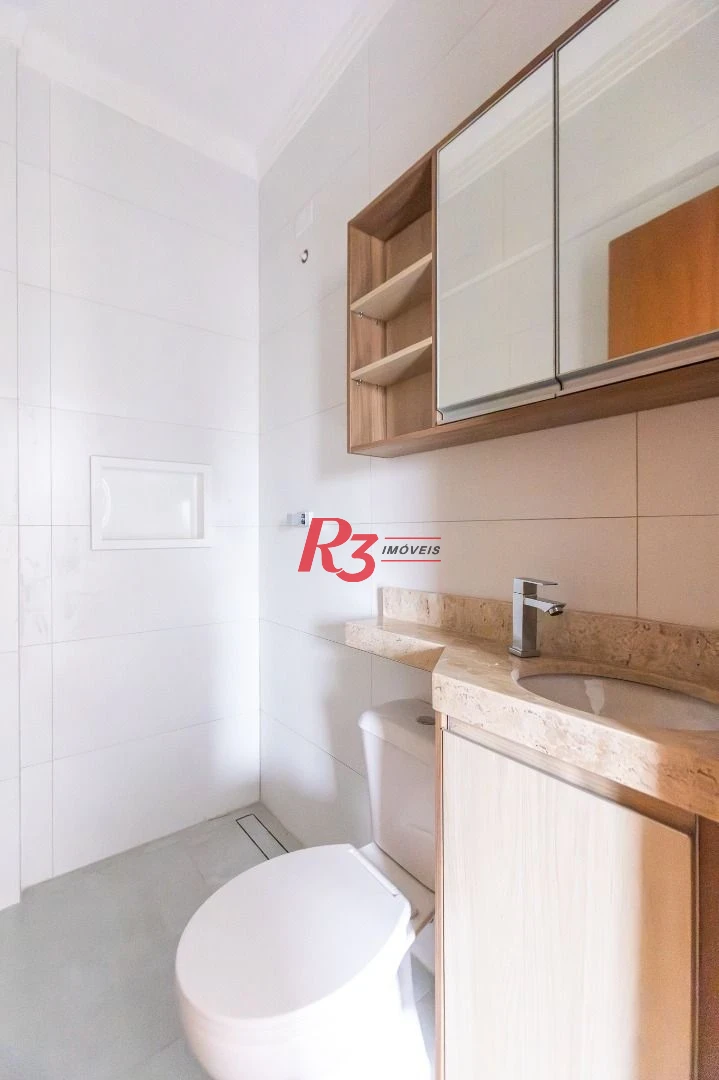 Village com 3 dormitórios à venda, 122 m² por R$ 820.000,00 - Aparecida - Santos/SP