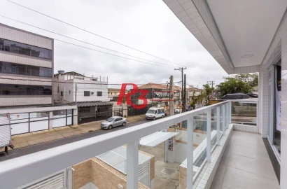 Village com 3 dormitórios à venda, 122 m² por R$ 900.000,00 - Aparecida - Santos/SP