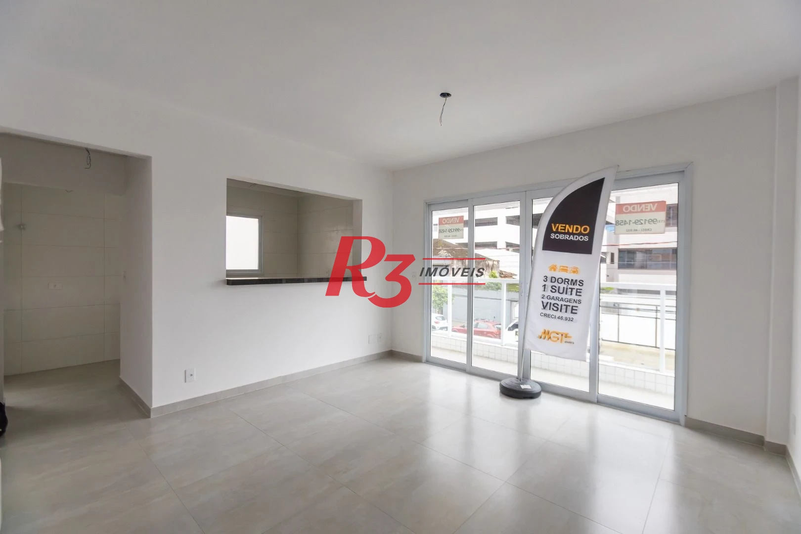 Village com 3 dormitórios à venda, 122 m² por R$ 900.000,00 - Aparecida - Santos/SP