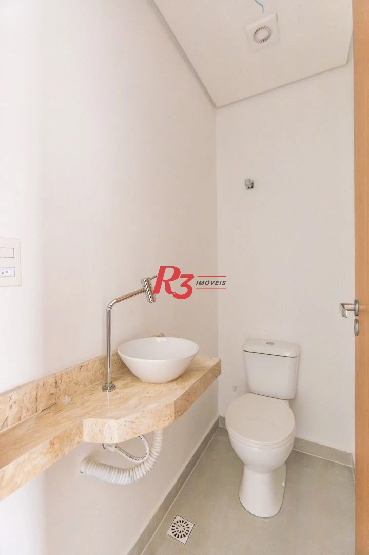 Village com 3 dormitórios à venda, 122 m² por R$ 900.000,00 - Aparecida - Santos/SP