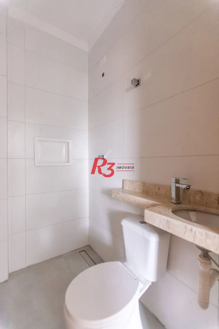 Village com 3 dormitórios à venda, 122 m² por R$ 900.000,00 - Aparecida - Santos/SP