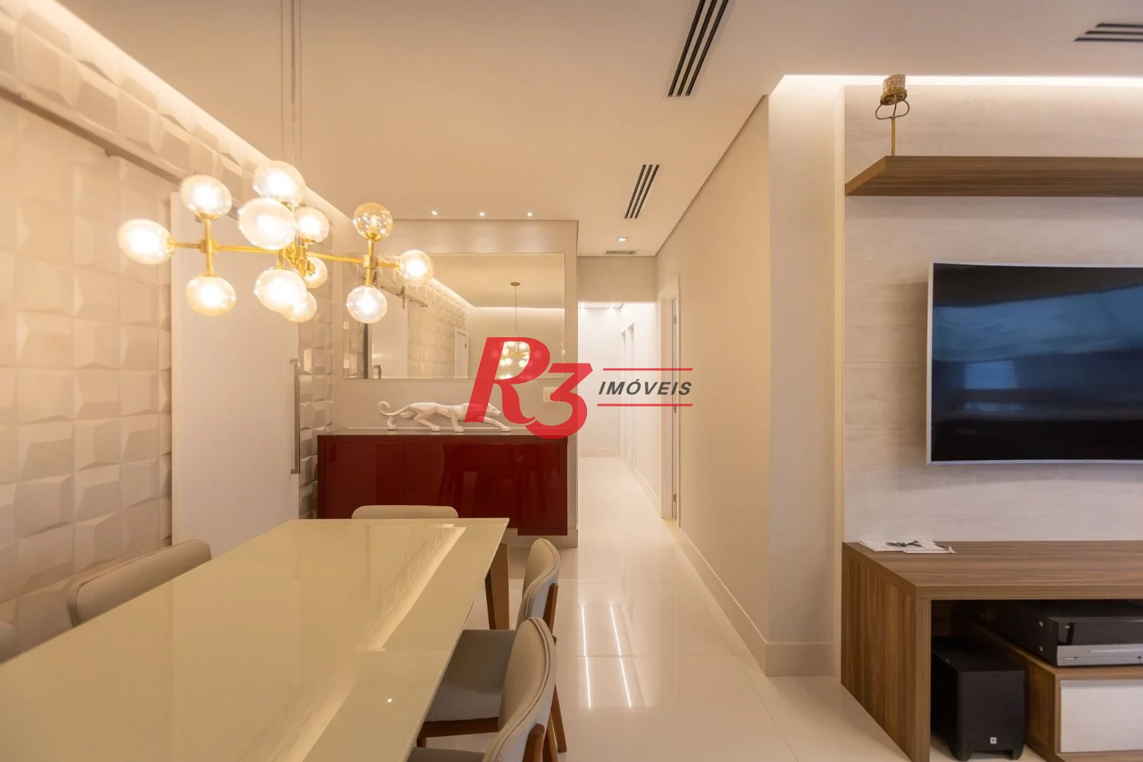 Apartamento com 3 dormitórios para alugar, 115 m² por R$ 13.000,02/mês - Embaré - Santos/SP