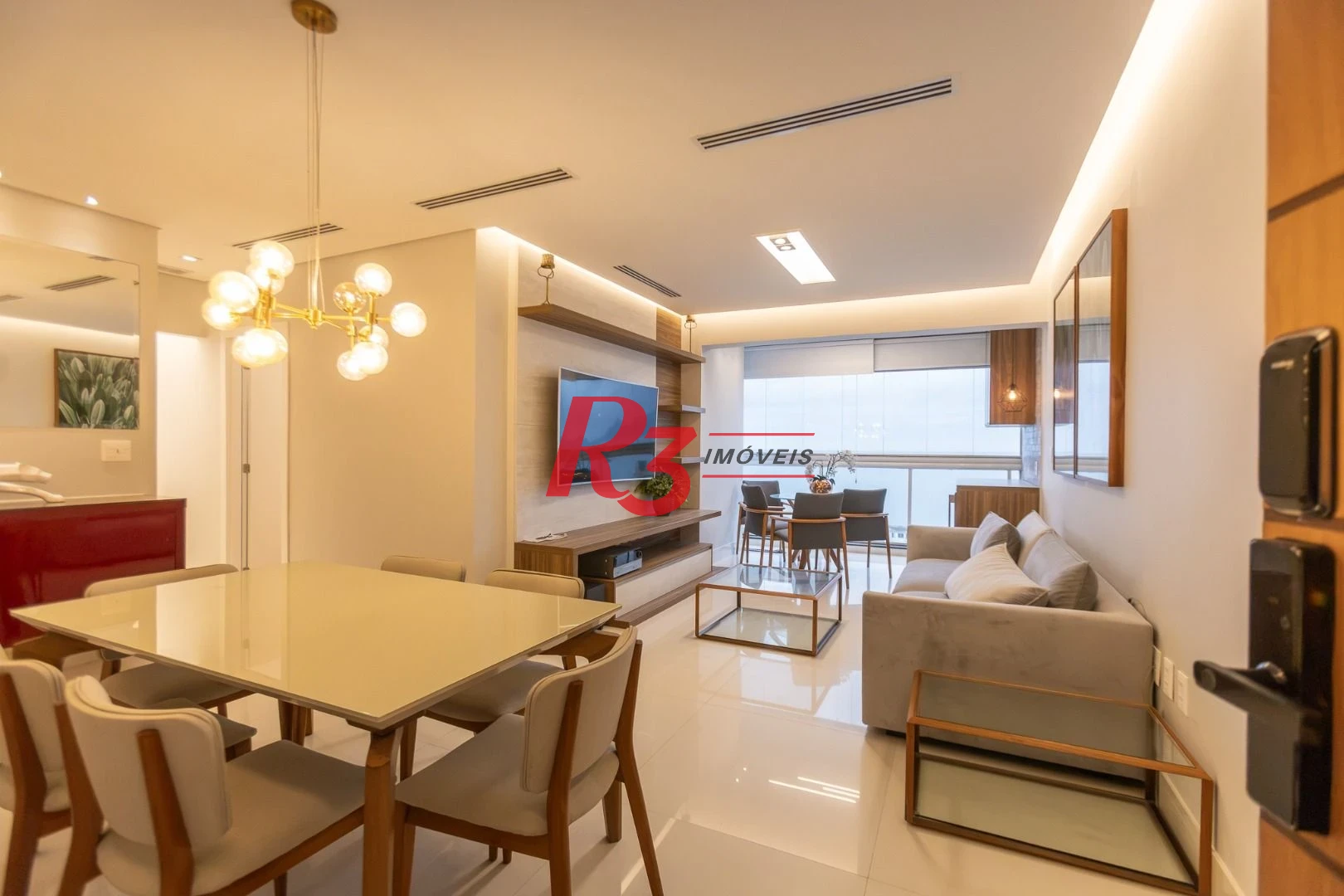 Apartamento com 3 dormitórios para alugar, 115 m² por R$ 13.000,02/mês - Embaré - Santos/SP