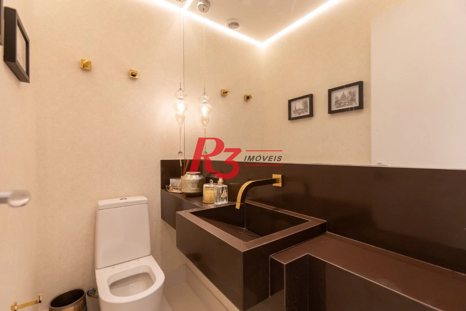 Apartamento com 3 dormitórios para alugar, 115 m² por R$ 13.000,02/mês - Embaré - Santos/SP