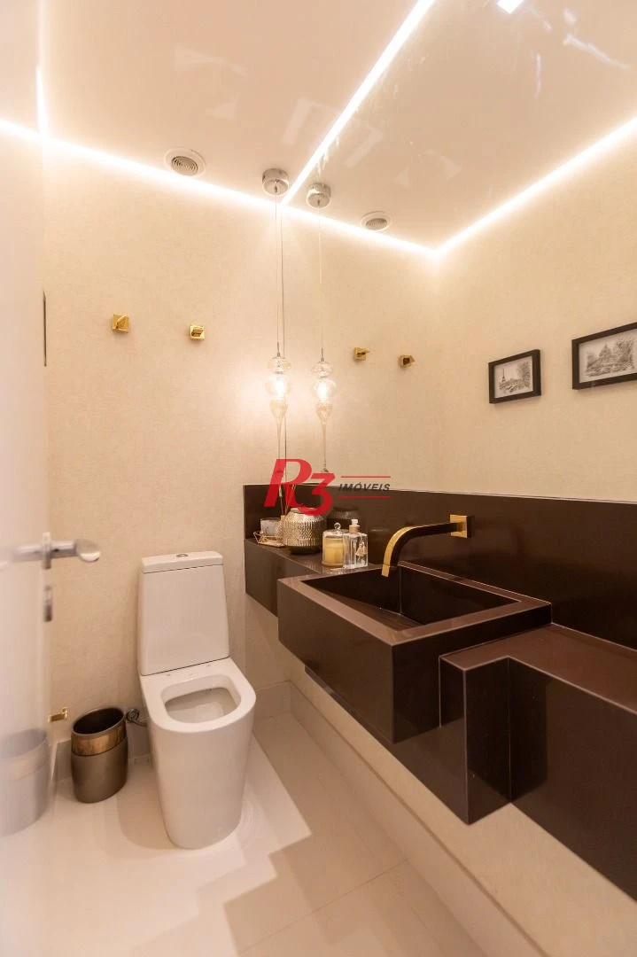 Apartamento com 3 dormitórios para alugar, 115 m² por R$ 13.000,02/mês - Embaré - Santos/SP