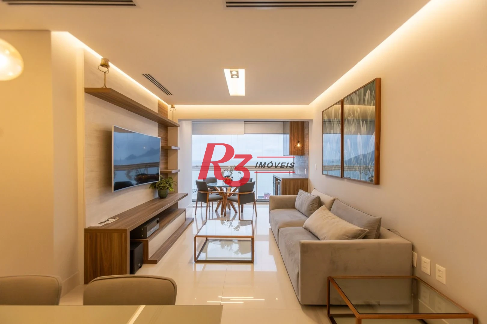 Apartamento com 3 dormitórios para alugar, 115 m² por R$ 13.000,02/mês - Embaré - Santos/SP