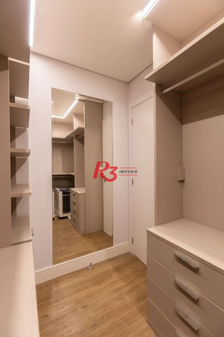 Apartamento com 3 dormitórios para alugar, 115 m² por R$ 13.000,02/mês - Embaré - Santos/SP