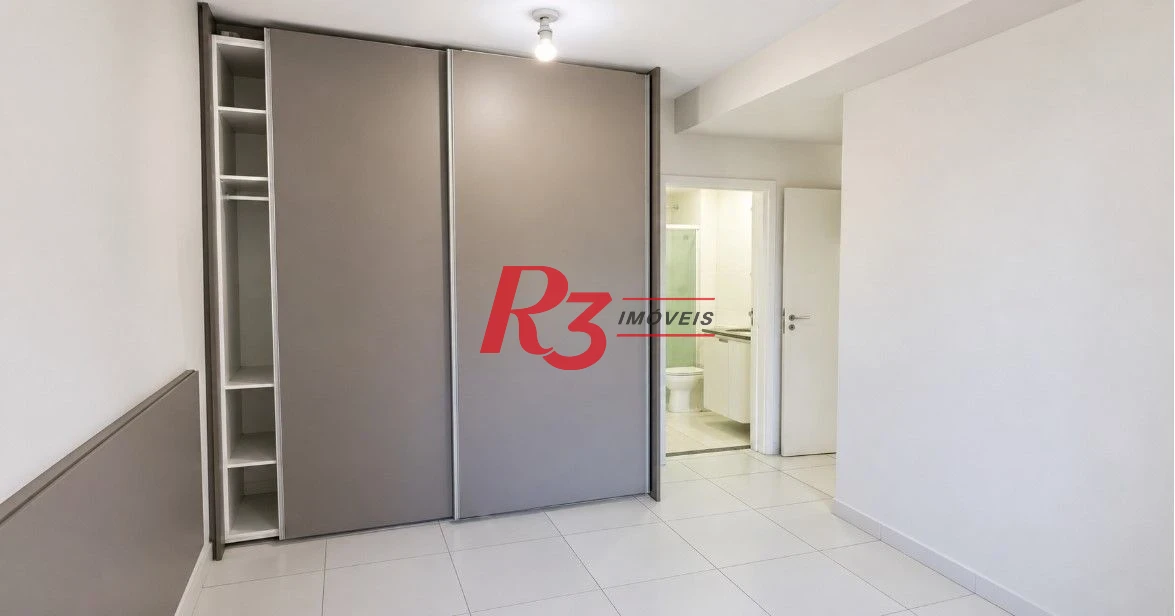 Apartamento com 2 dormitórios para alugar, 64 m² por R$ 4.970,00/mês - Marapé - Santos/SP