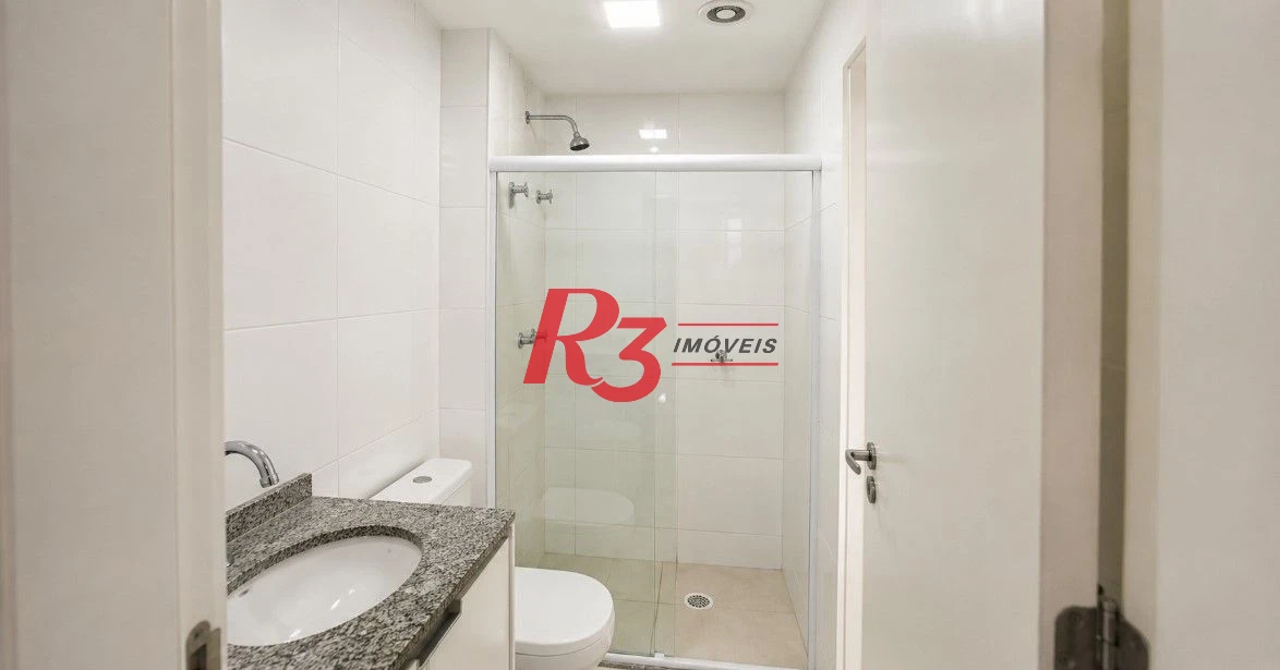 Apartamento com 2 dormitórios para alugar, 64 m² por R$ 4.970,00/mês - Marapé - Santos/SP