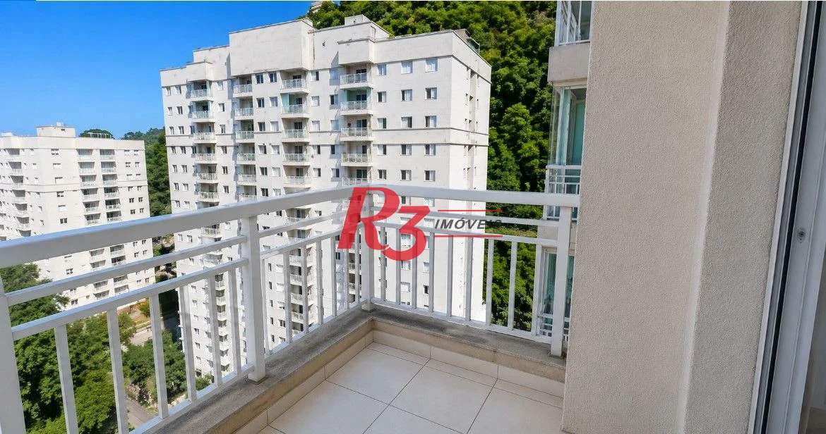 Apartamento com 2 dormitórios para alugar, 64 m² por R$ 4.970,00/mês - Marapé - Santos/SP